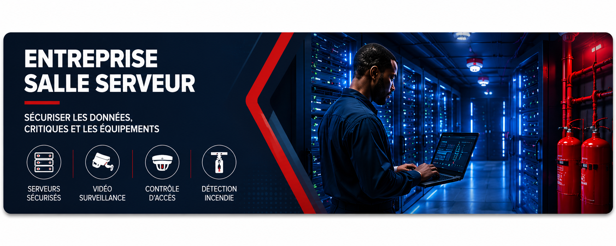 Sécurité incendie salle serveur datacenter - VIVIA SSI